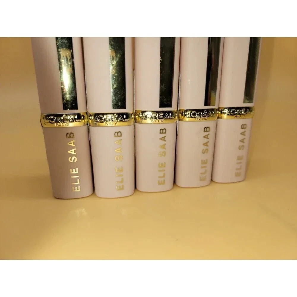 L'Oreal Lipstick Elie Saab Santal Clash,Royal Attitude, & Rose Bang Lot Of 5